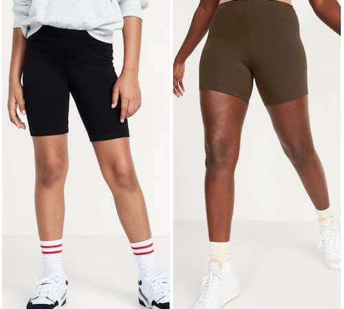 Old Navy: Women’s Biker Shorts just $5, Girl’s Biker Shorts just $4 today!